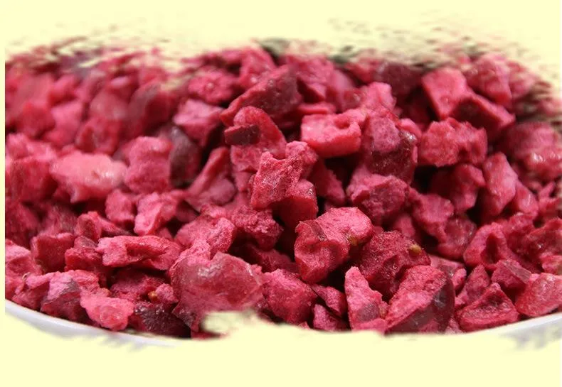 Freeze-Dried Fruits Cranberry Dice Granules for Yogurt/Cereal