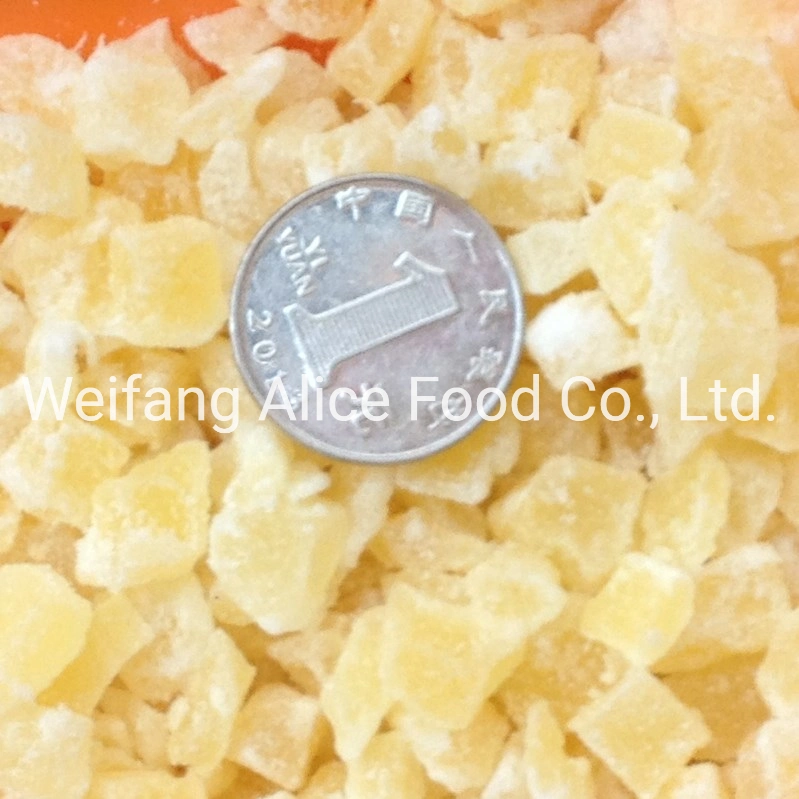 Chinese Dried Pineapple Food Ingredients Dried Pineapple Dice Preserved Pineapple